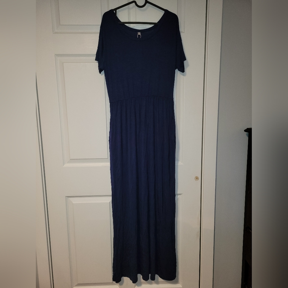 MISFAY Navy Blue Maxi Summer Dress